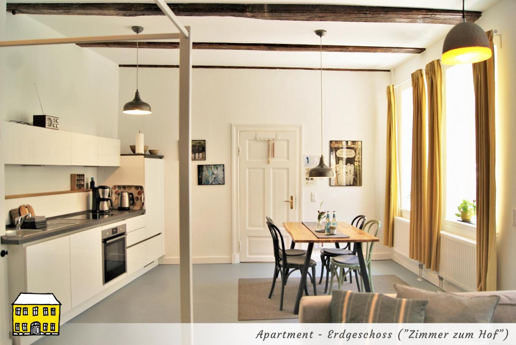 Das Gelbe Haus - Drei Besondere Ferienwohnungen フレンスブルク 部屋 写真